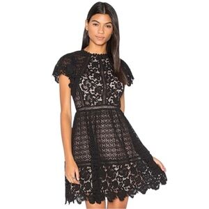 Rebecca Taylor Lace Mix Dress Size 6